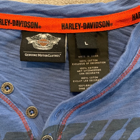 Harley Davidson print design t shirt - Picture 2 of 8